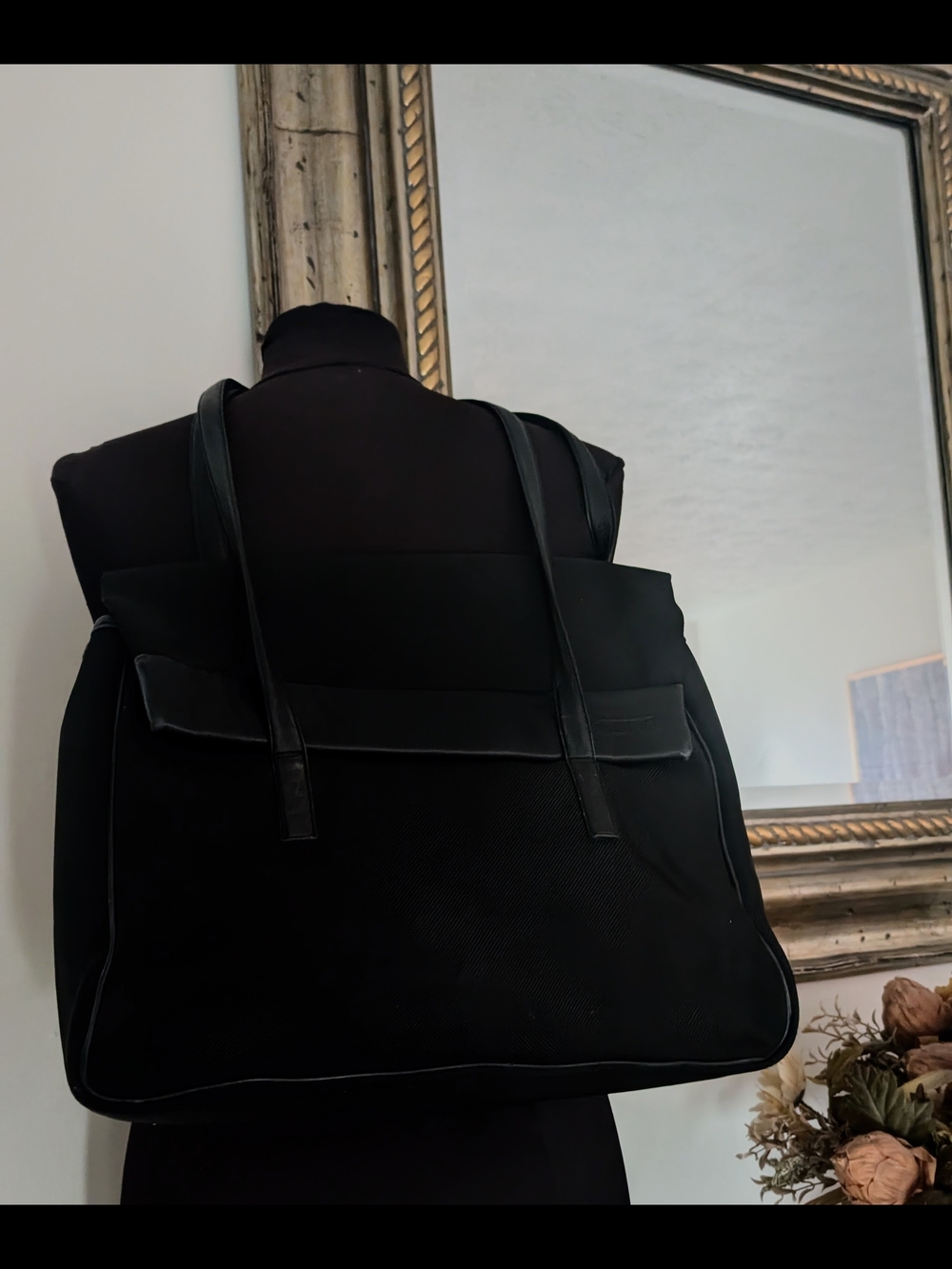TUMI Men's Black Tote Bag